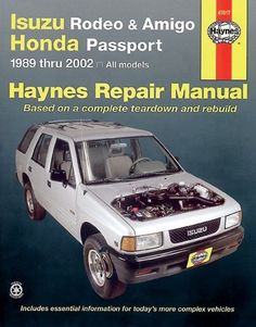 2002 Honda Passport Workshop Manual Download Scribb